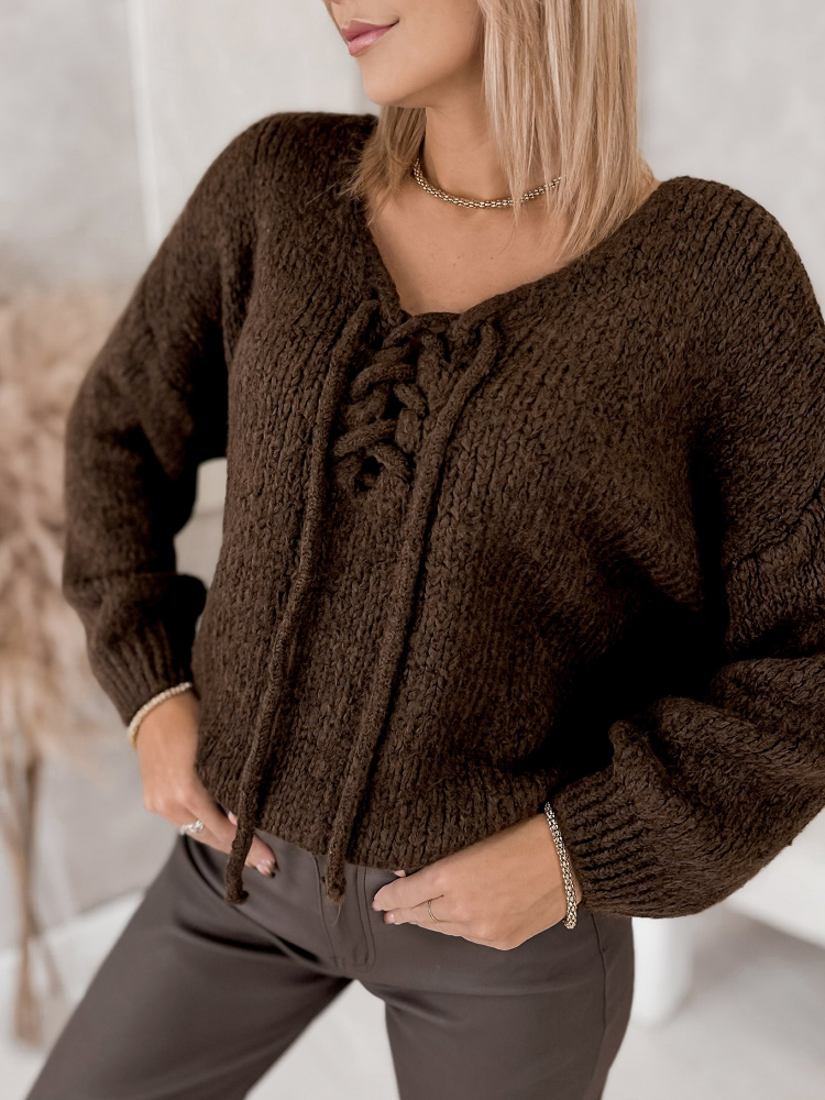 PULLOVER CASPIAN BRAUNER