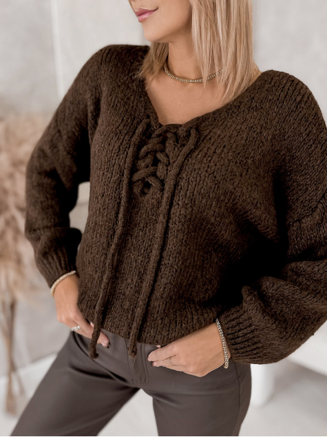 PULLOVER CASPIAN BRAUNER