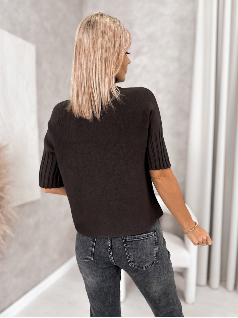 SWEATER RAFFE BRUN
