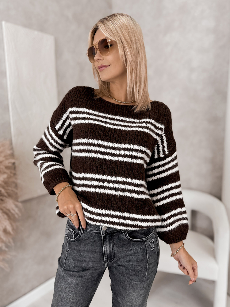 SWEATER RILIAN BROWN