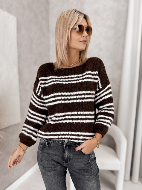 PULLOVER RILIAN BRAUNER