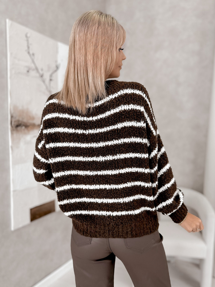 SWEATER SATORI BRUN FONCÉ