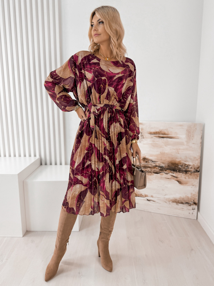 ROBE ISOLDE BORDEAUX