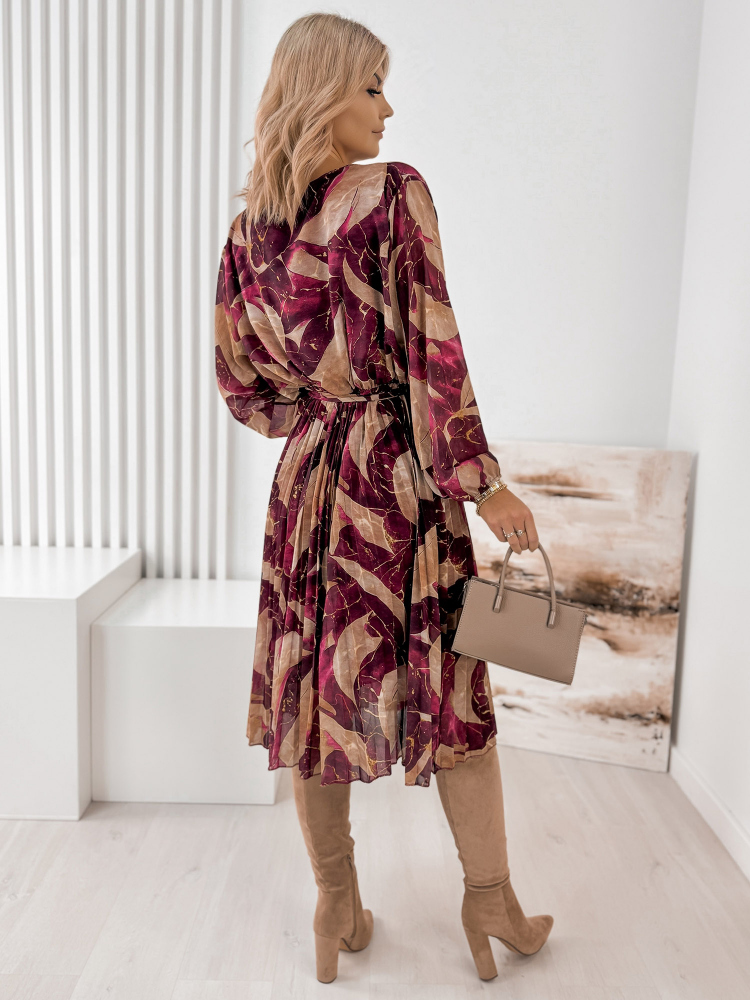 ROBE ISOLDE BORDEAUX