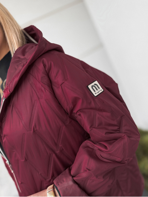 VESTE ELINOR BORDEAUX