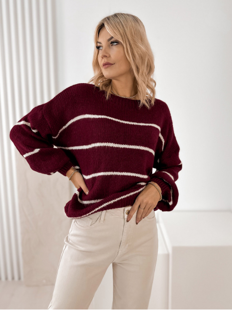 PULLOVER ASHBURY BORDEAUX