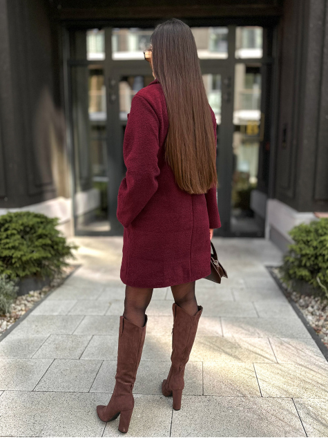 MANTEAU DÉCKERDE BORDEAUX
