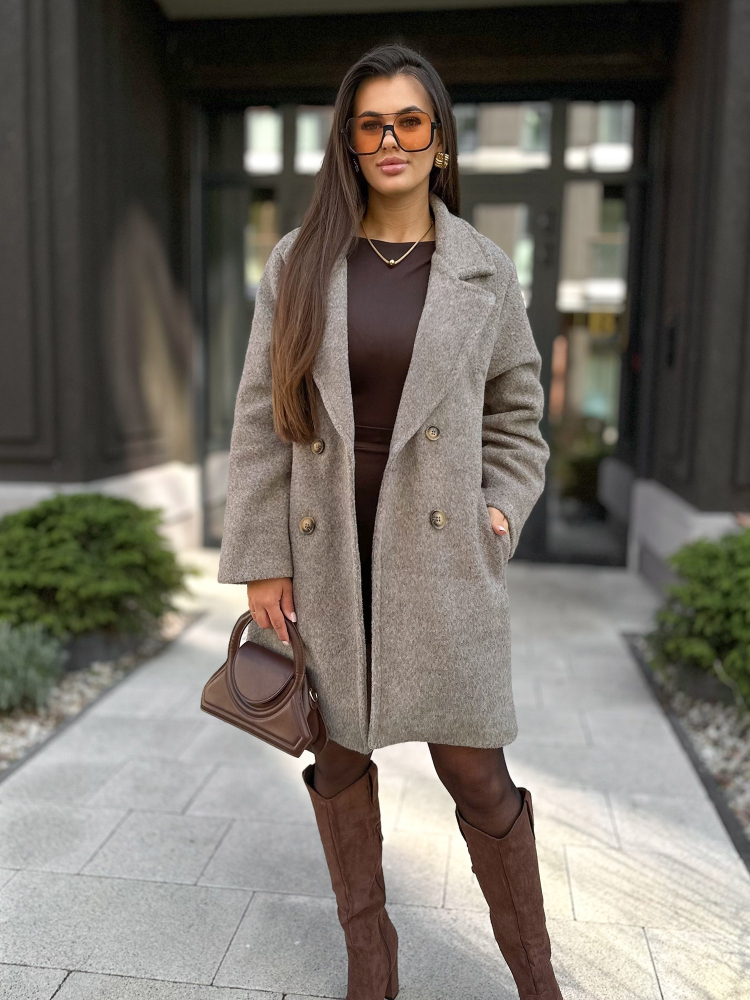 COAT DECKARD DARK BEIGE