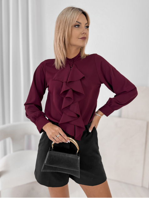 CHEMISE ROSEMERE BORDEAUX
