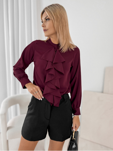 CHEMISE ROSEMERE BORDEAUX