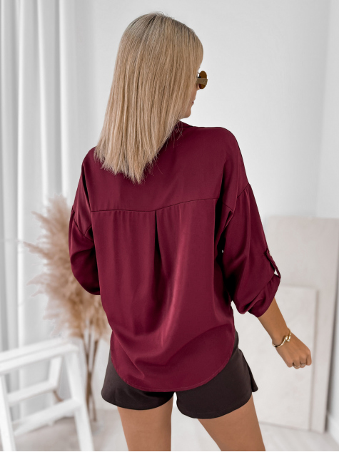 SHIRT WILKINS BURGUNDY