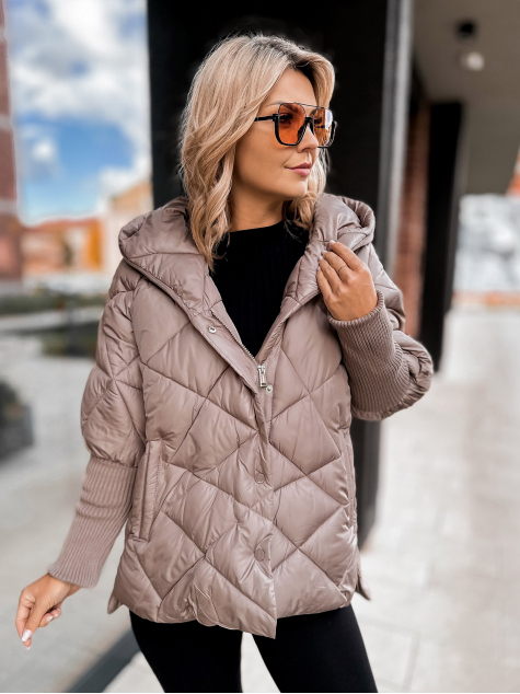 JACKET LISBETH DARK BEIGE