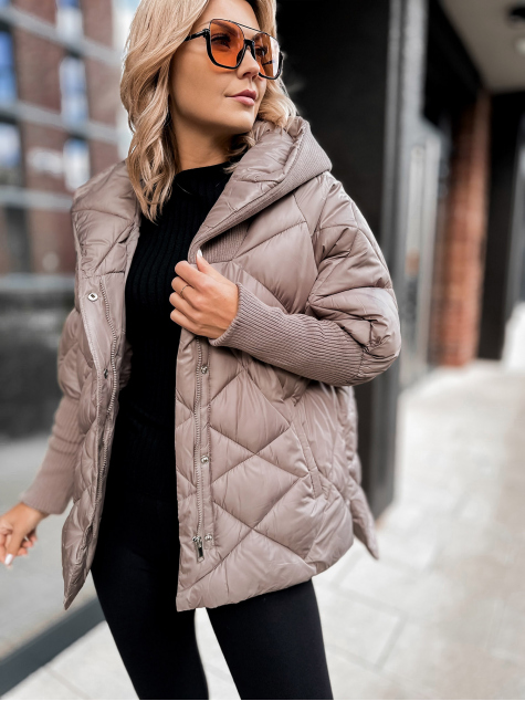 VESTE LISBETH BEIGE FONCÉ