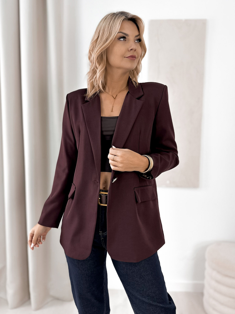 BLAZER ALDERLY BURGUNDY