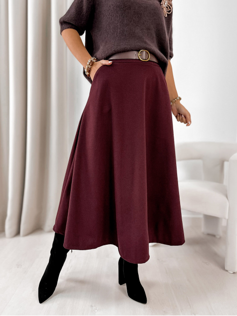 SKIRT TOVE BURGUNDY