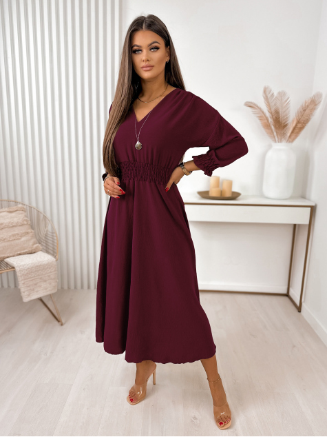 DRESS RANDY BURGUNDY