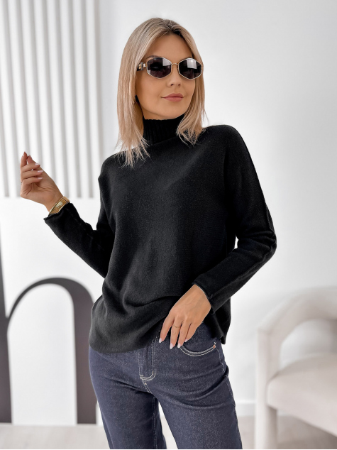 PULLOVER HALDIR SCHWARZ