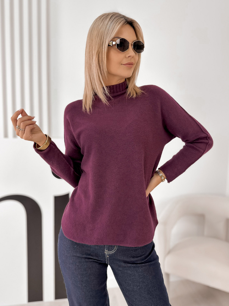PULLOVER PLUM HALDIR