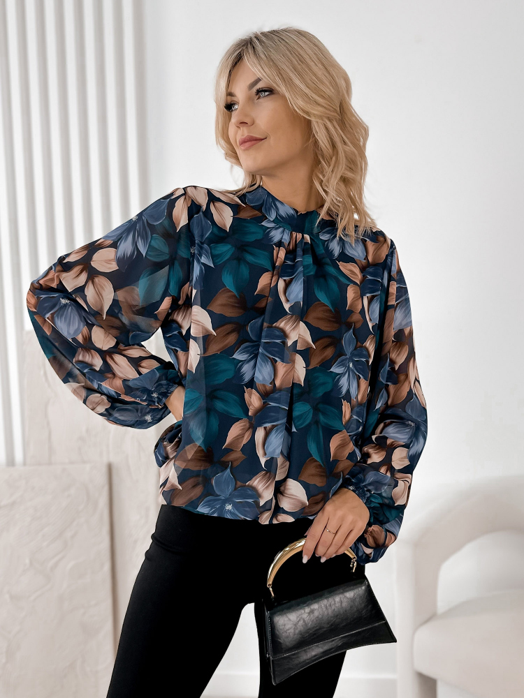 BLOUSE BONNY BLEU MARINE