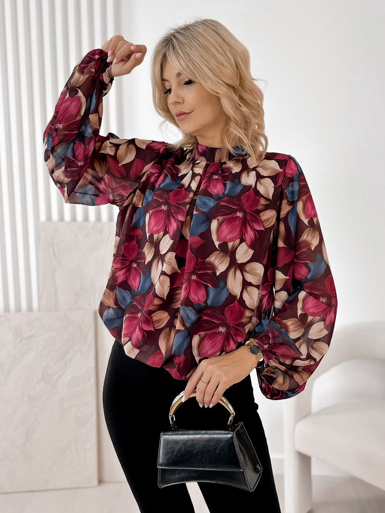 BLOUSE BONNY BORDEAUX