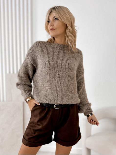 SWEATER OPHIR BEIGE FONCÉ