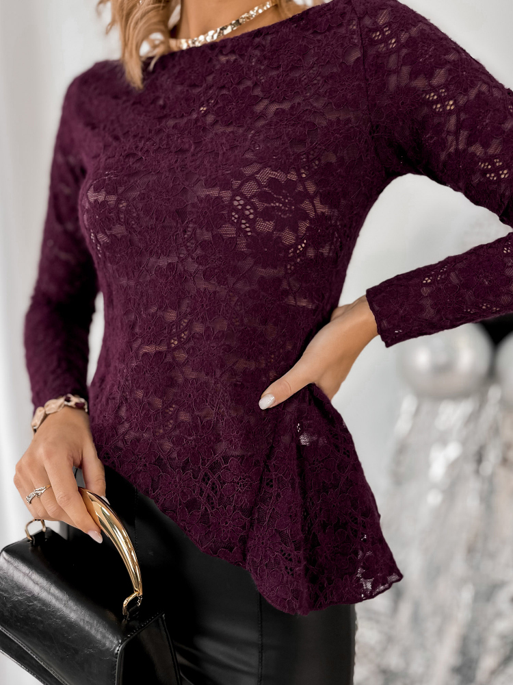 BLOUSE PLUM GLADYS