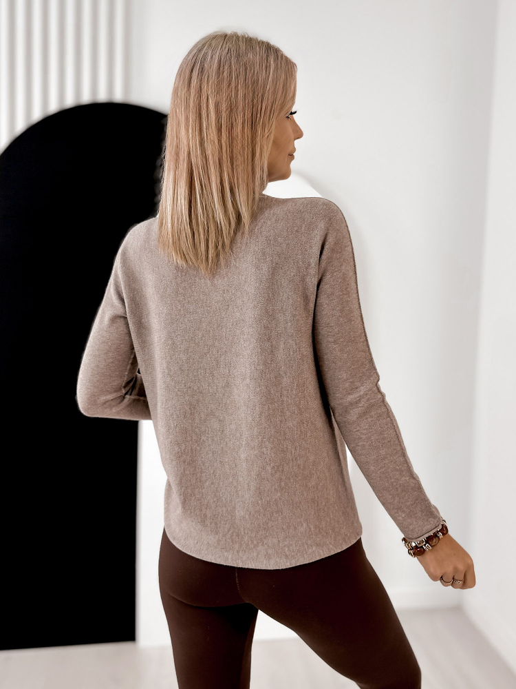 PULLOVER AGNES DUNKELBEIGER
