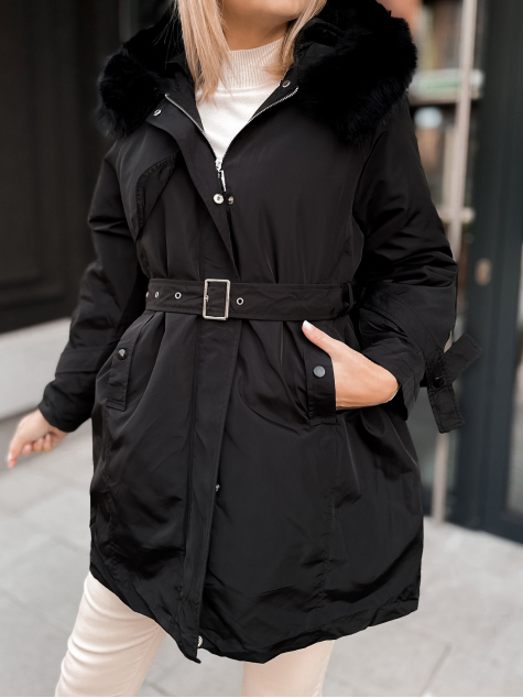 JACKET WITH ETTIE UNDERLINING BLACK