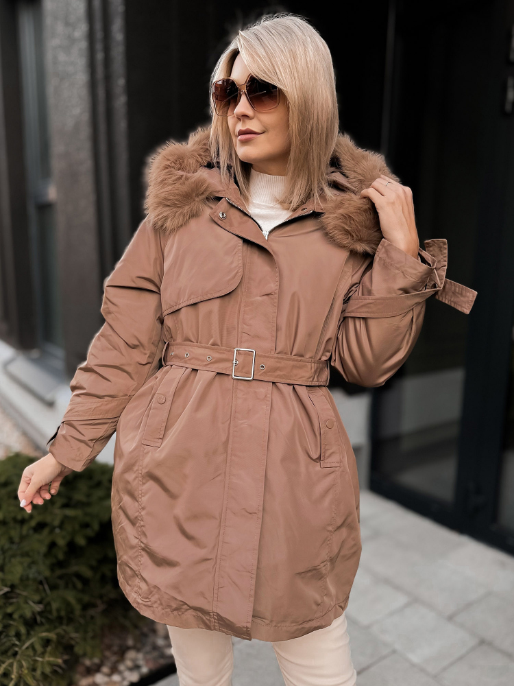 JACKET WITH ETTIE UNDERLINING CARAMEL