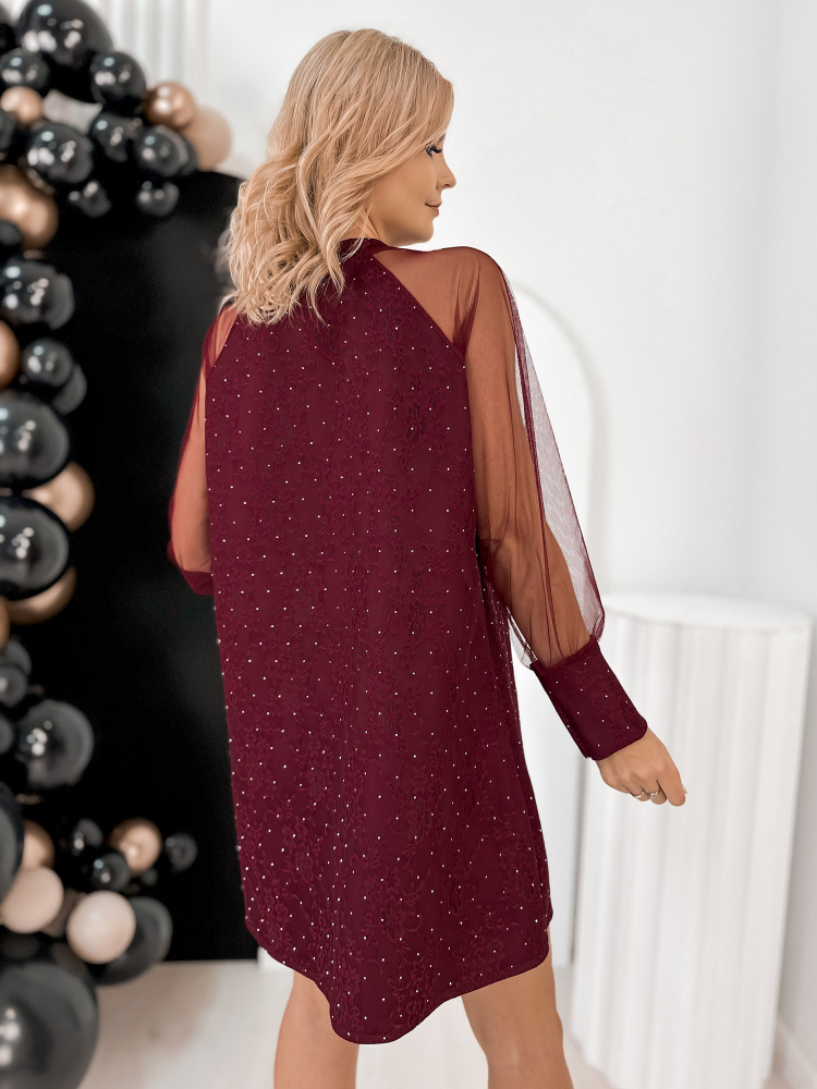 ROBE BRUNE BORDEAUX