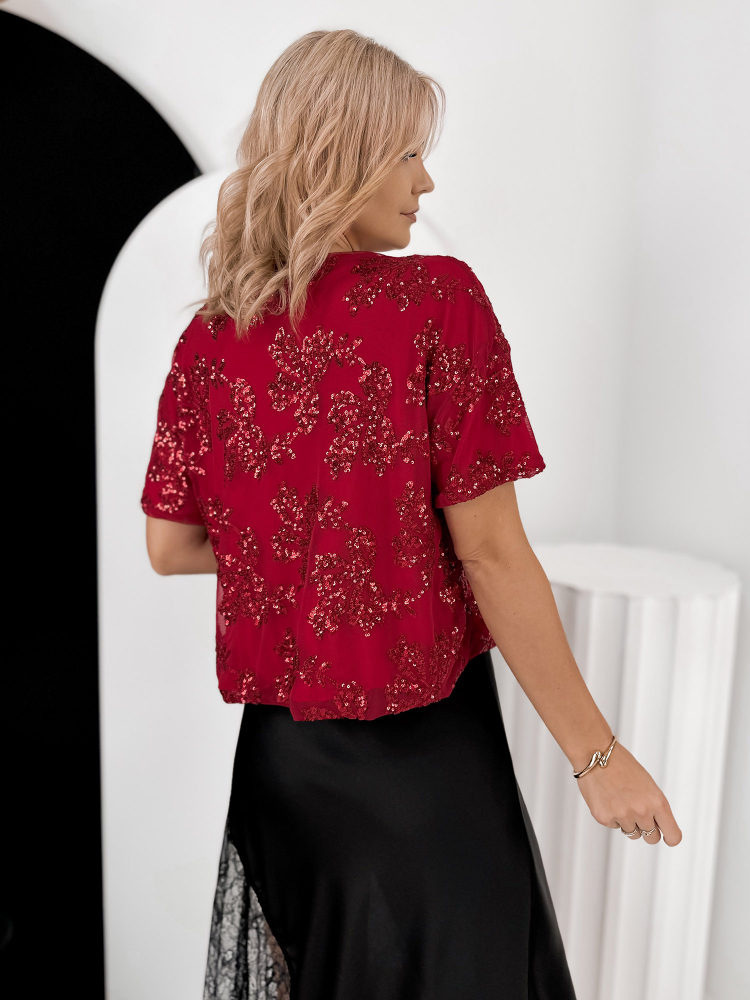 BLUSE MONTLU ROTE
