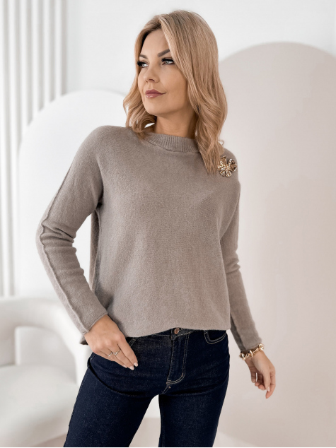 PULLOVER MONTROSE DUNKELBEIGER
