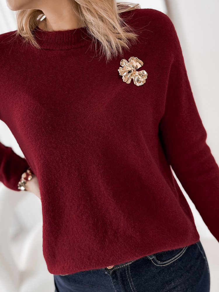 SWEATER MONTROSE BORDEAUX