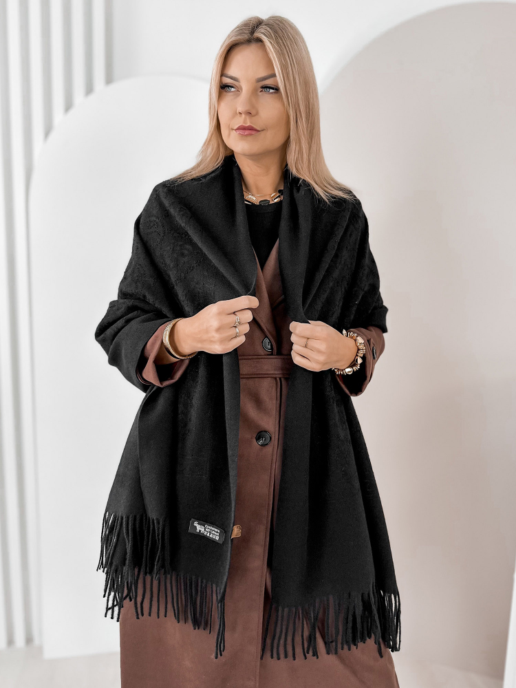 SCARF VERMILLE BLACK