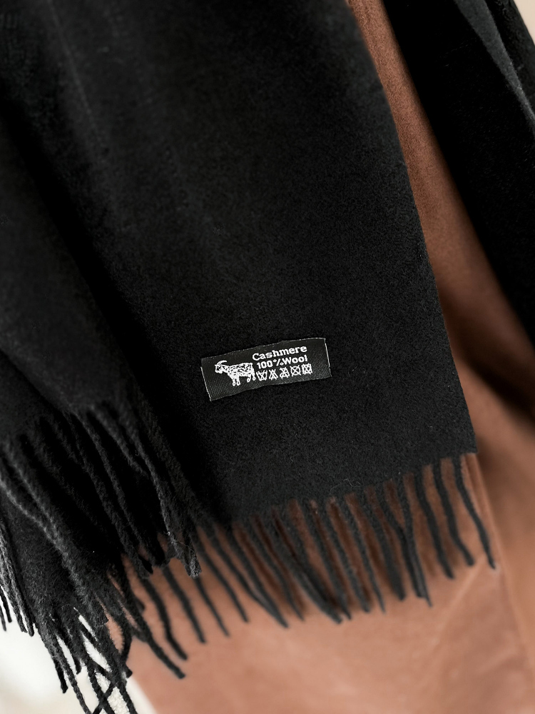 SCARF VERMILLE BLACK