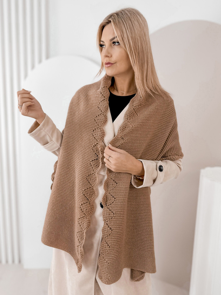SCARF EVREMONT CARAMEL