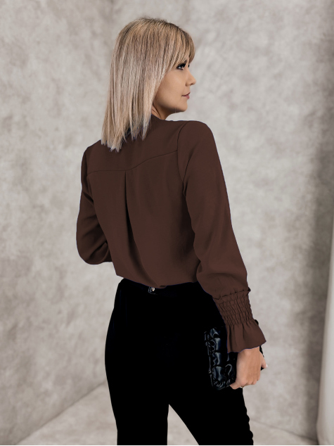 BLOUSE THELIA BROWN