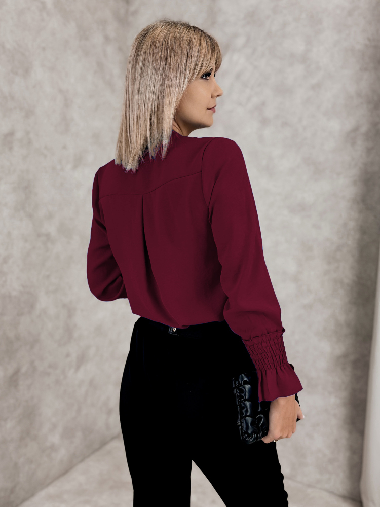 BLOUSE THELIA BURGUNDY