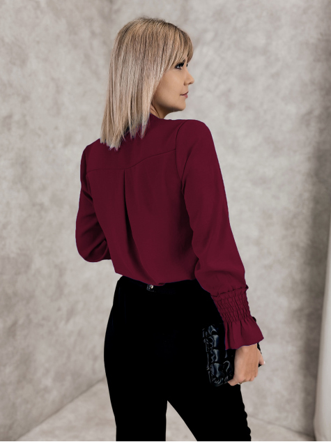 BLUZA THELIA BORDEAUX