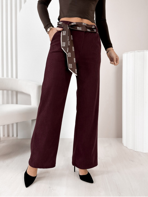 PANTS CORDUROY ENCINAR BURGUNDY