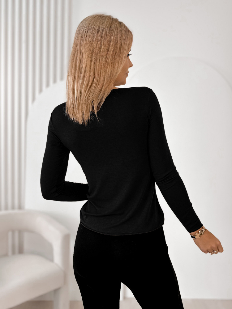 BLUSE TONALE SCHWARZ