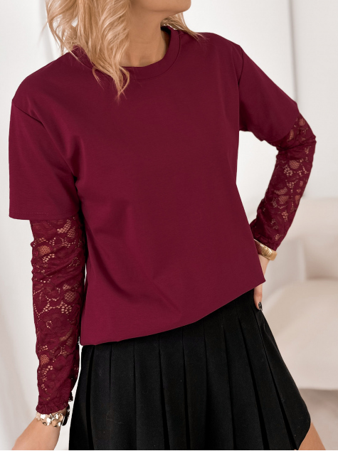BLUZA GELLATO BORDEAUX