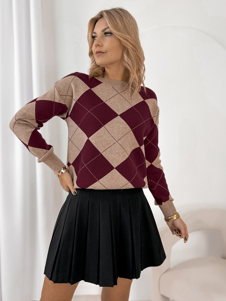 SWEATER GRESSONE BORDEAUX
