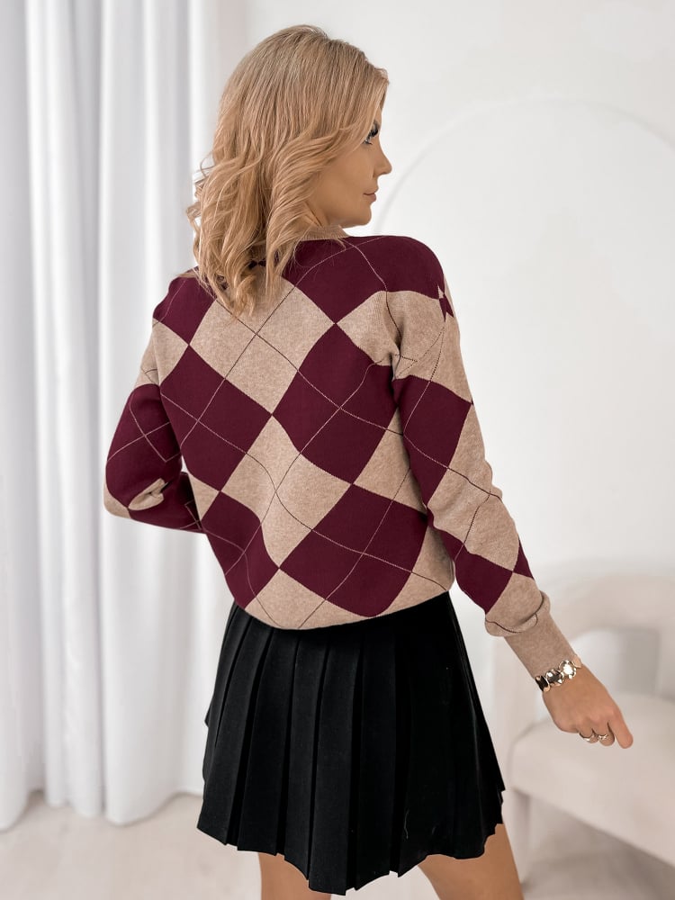 SWEATER GRESSONE BURGUNDY
