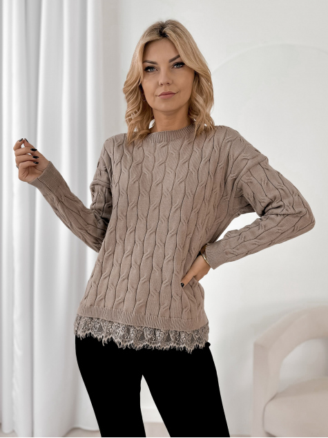 SWEATER MORITZ BEIGE FONCÉ