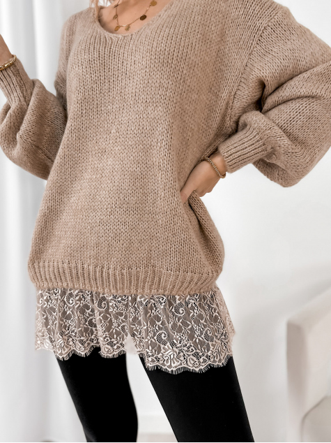 PULLOVER SUCRE BEIGE