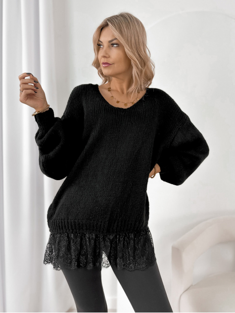 PULLOVER SUCRE SCHWARZ