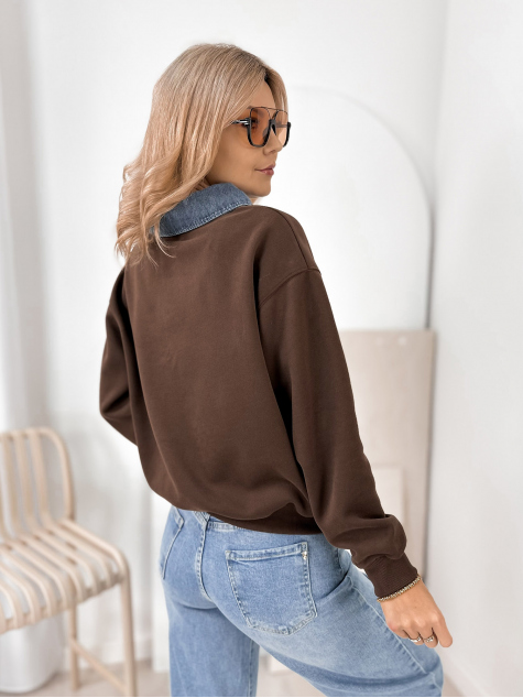 SWEATSHIRT BISBEE BROWN