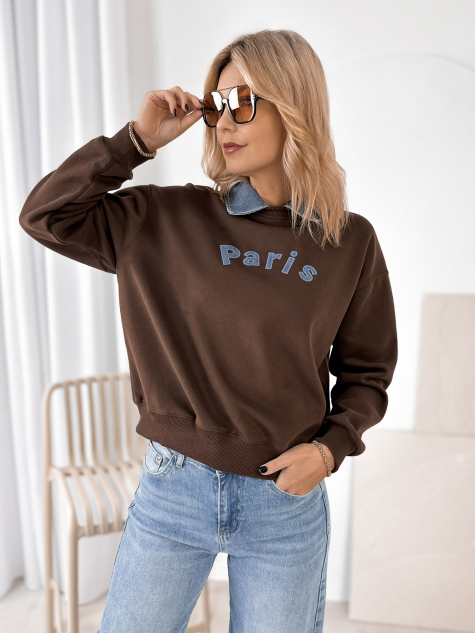 SWEATSHIRT BISBEE BROWN