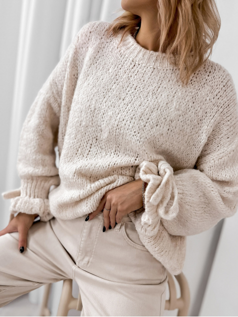 PULLOVER HAFJELL BEIGE